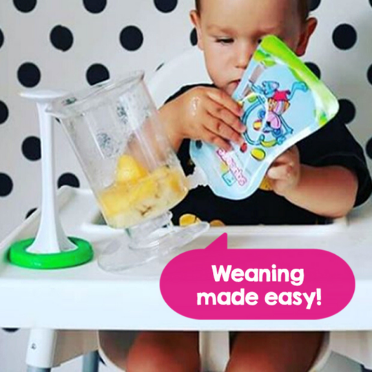 baby weaning, baby led weaning, food pouches baby, baby reusable pouches