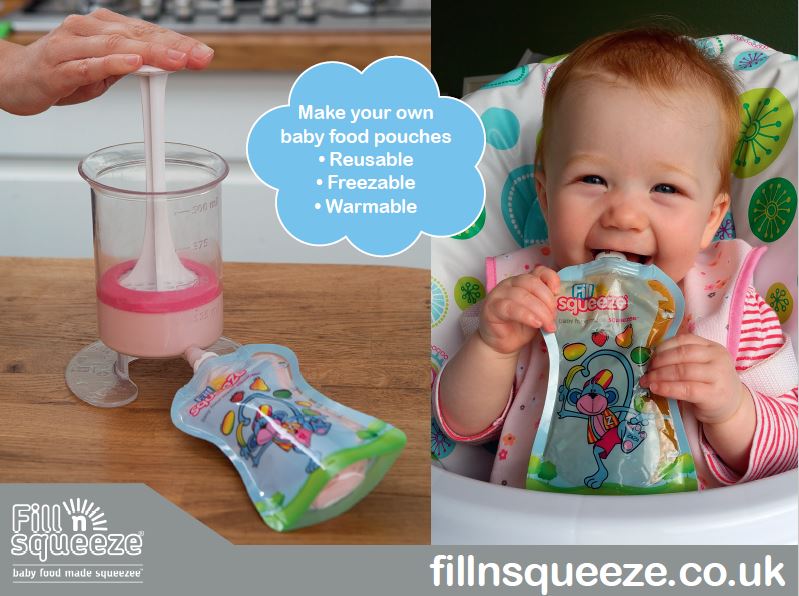 Feeding On The Go Made Easy With Fill n Squeeze!