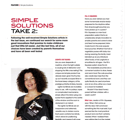 Child Homecarer magazine May 2013