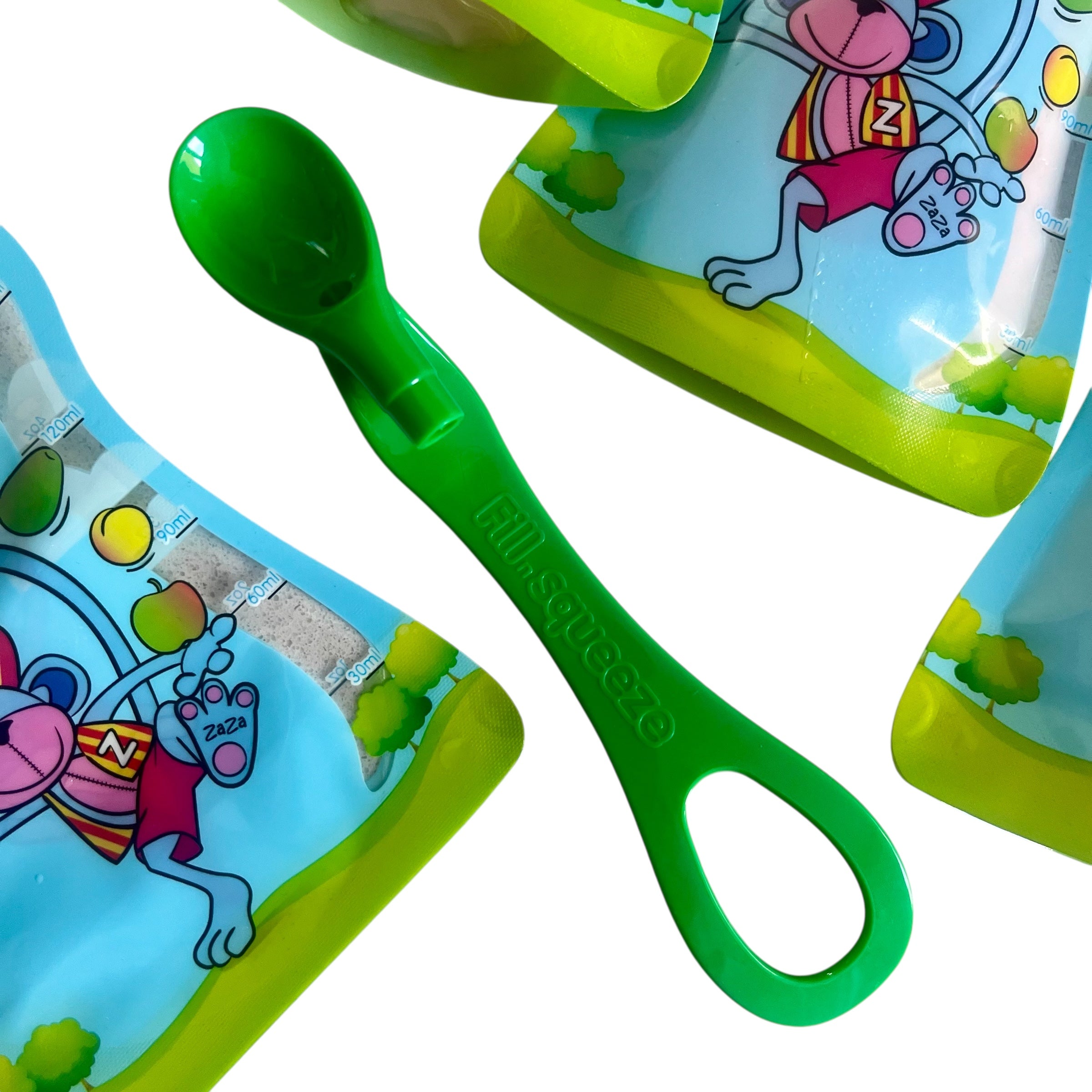 Pouch Cleaning Brush & Weaning Pouch Spoon