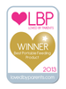 Loved By Parents Winner for best portable feeding product 2013