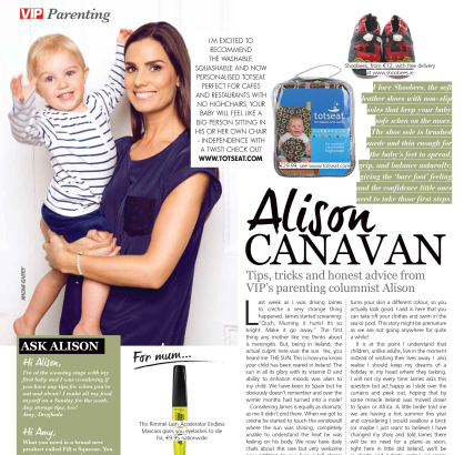 VIP parenting magazine July 2013