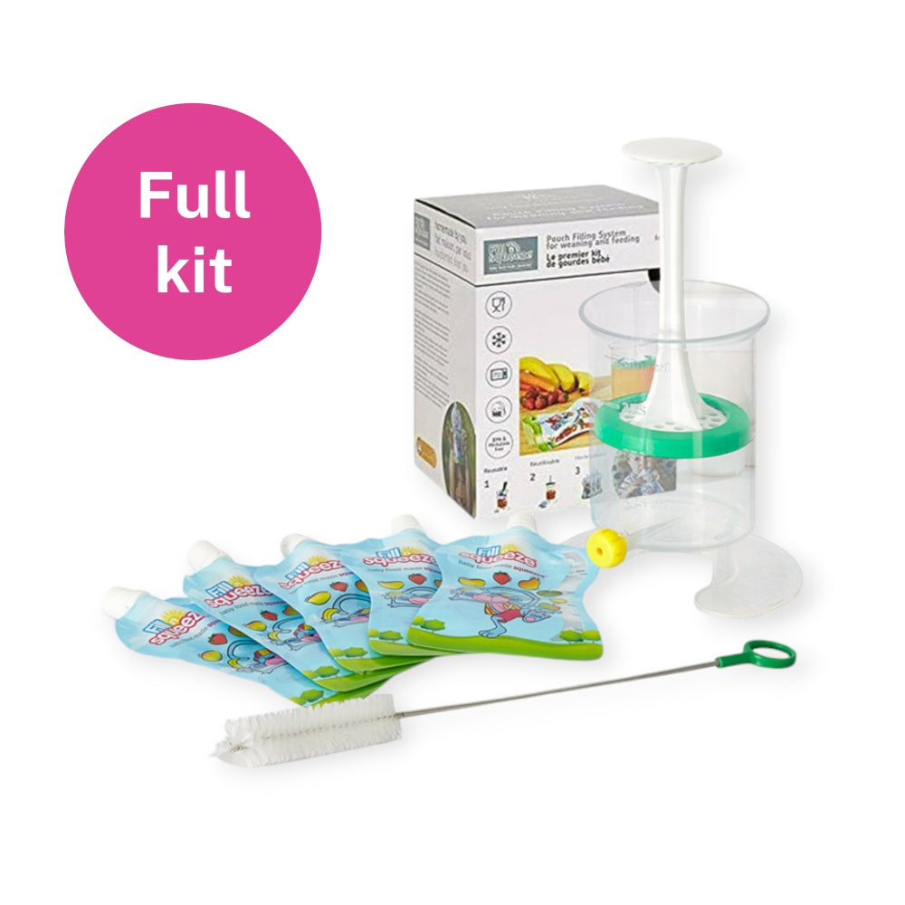 Fill n Squeeze Re-usable Pouch Filler System
