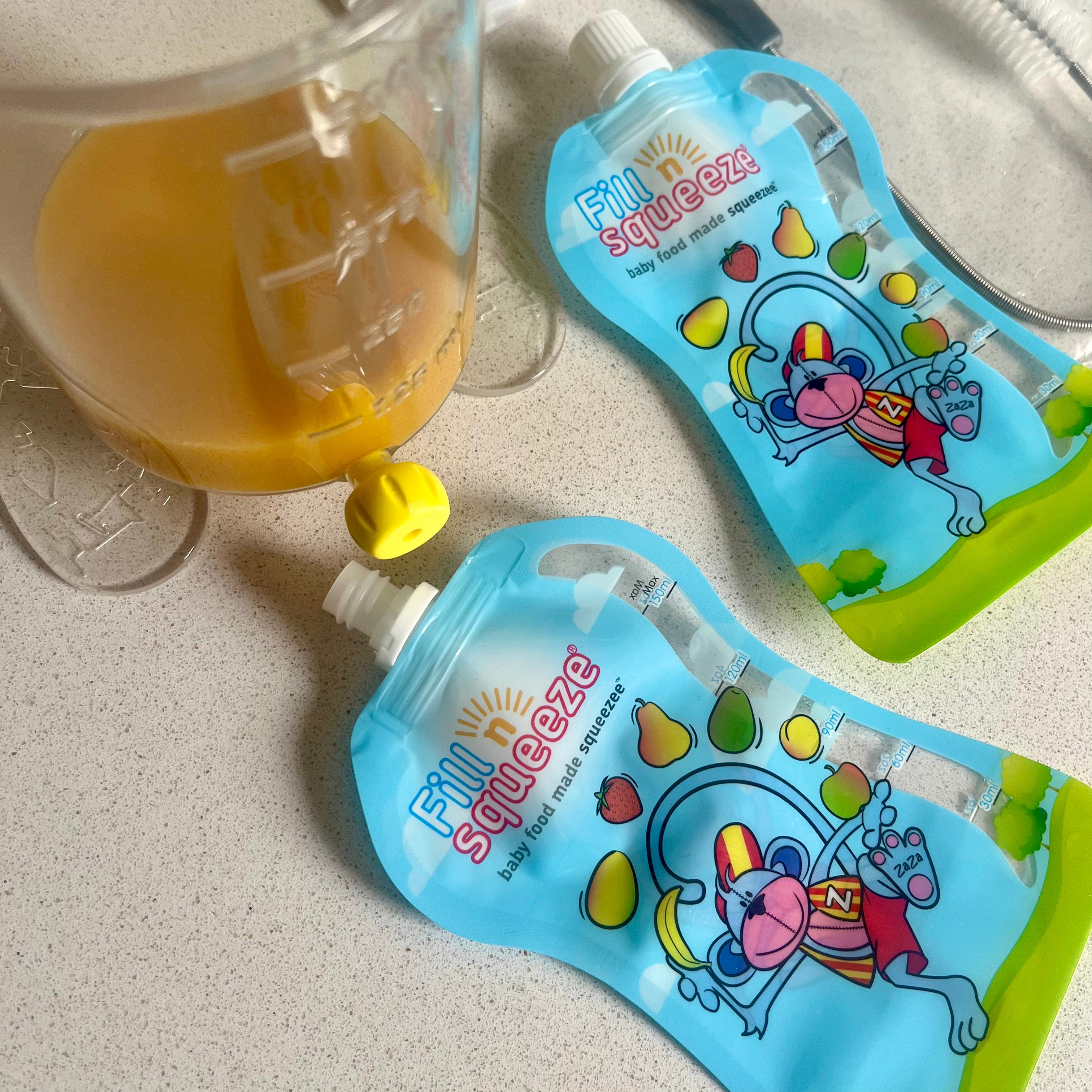 Fill n Squeeze Re-usable Pouch Filler System