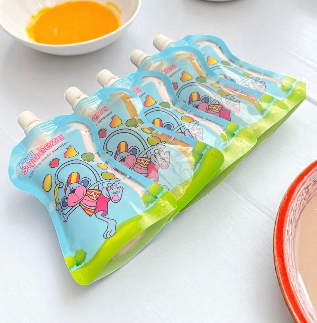 Reusable Food Pouches for Baby Weaning (150ml)
