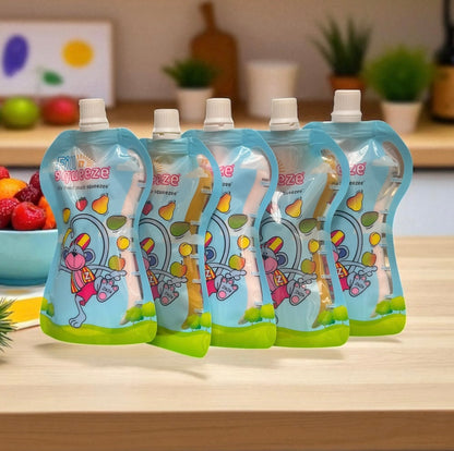 Reusable Food Pouches for Baby Weaning (150ml)