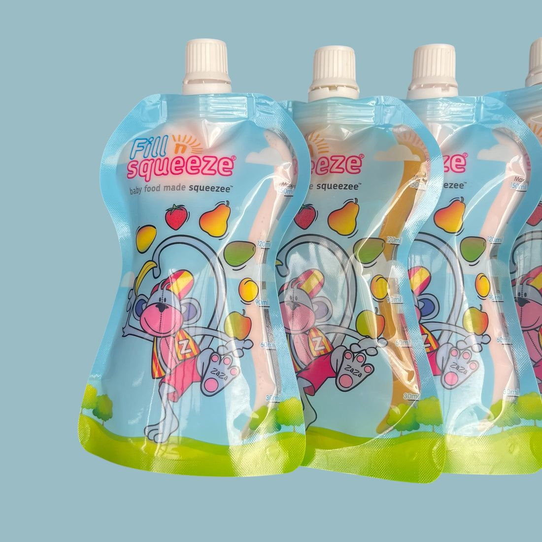 Reusable Food Pouches for Baby Weaning (150ml)