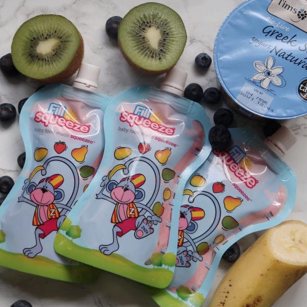 Reusable Food Pouches for Baby Weaning (150ml)