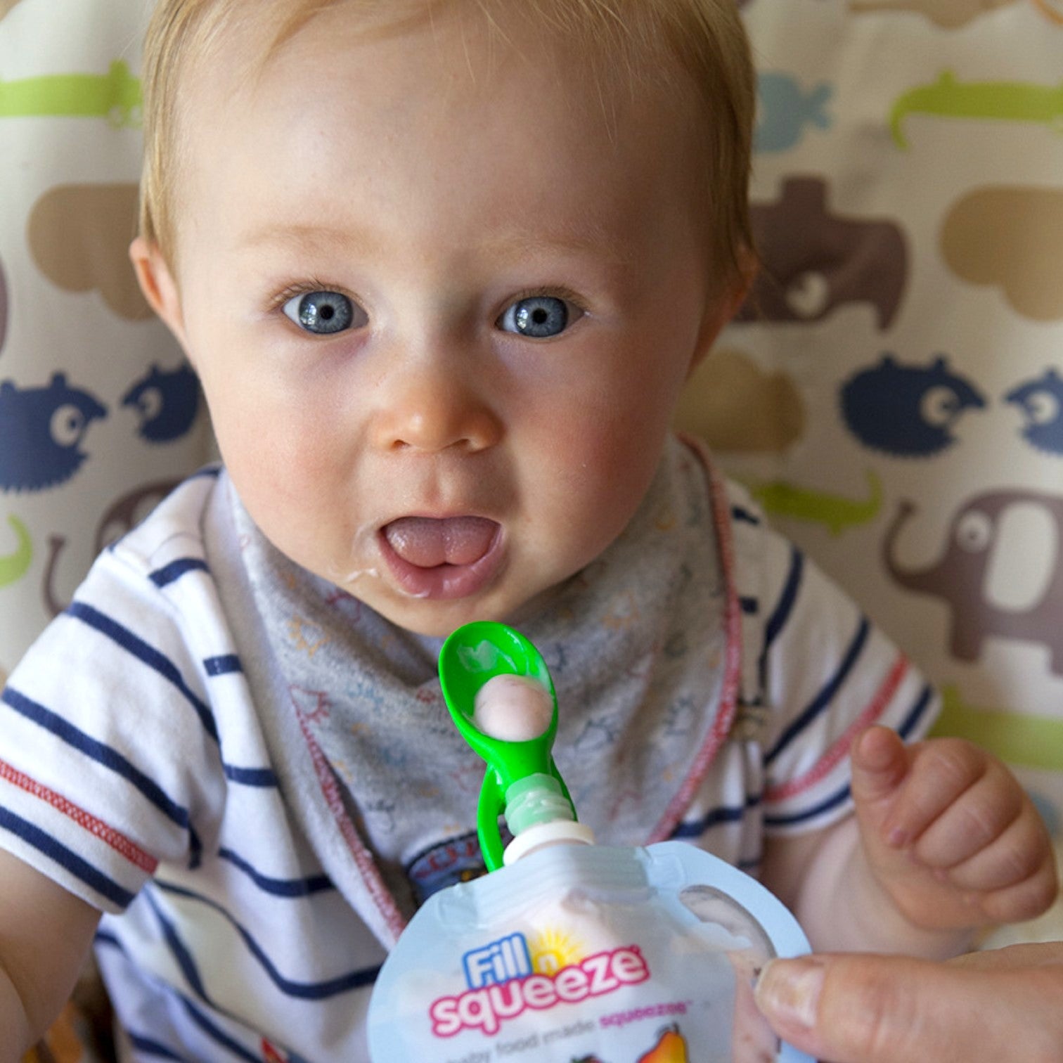 Attachable Baby Pouch Weaning Spoon Fill n Squeeze