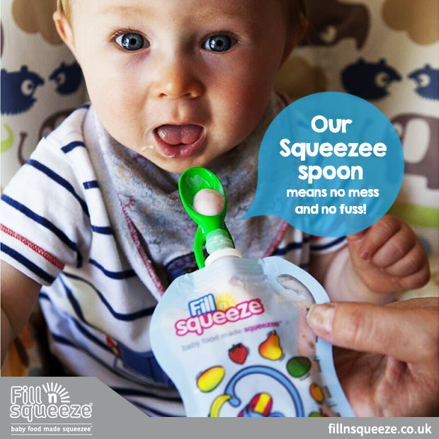 Attachable Baby Pouch Weaning Spoon Fill n Squeeze