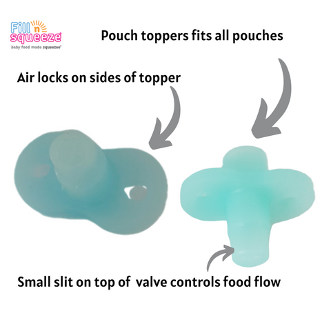 Image of Silicone Pouch Toppers - Pack of 2