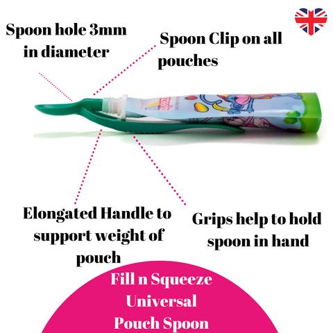 Image of Baby Pouch Weaning spoons x 3