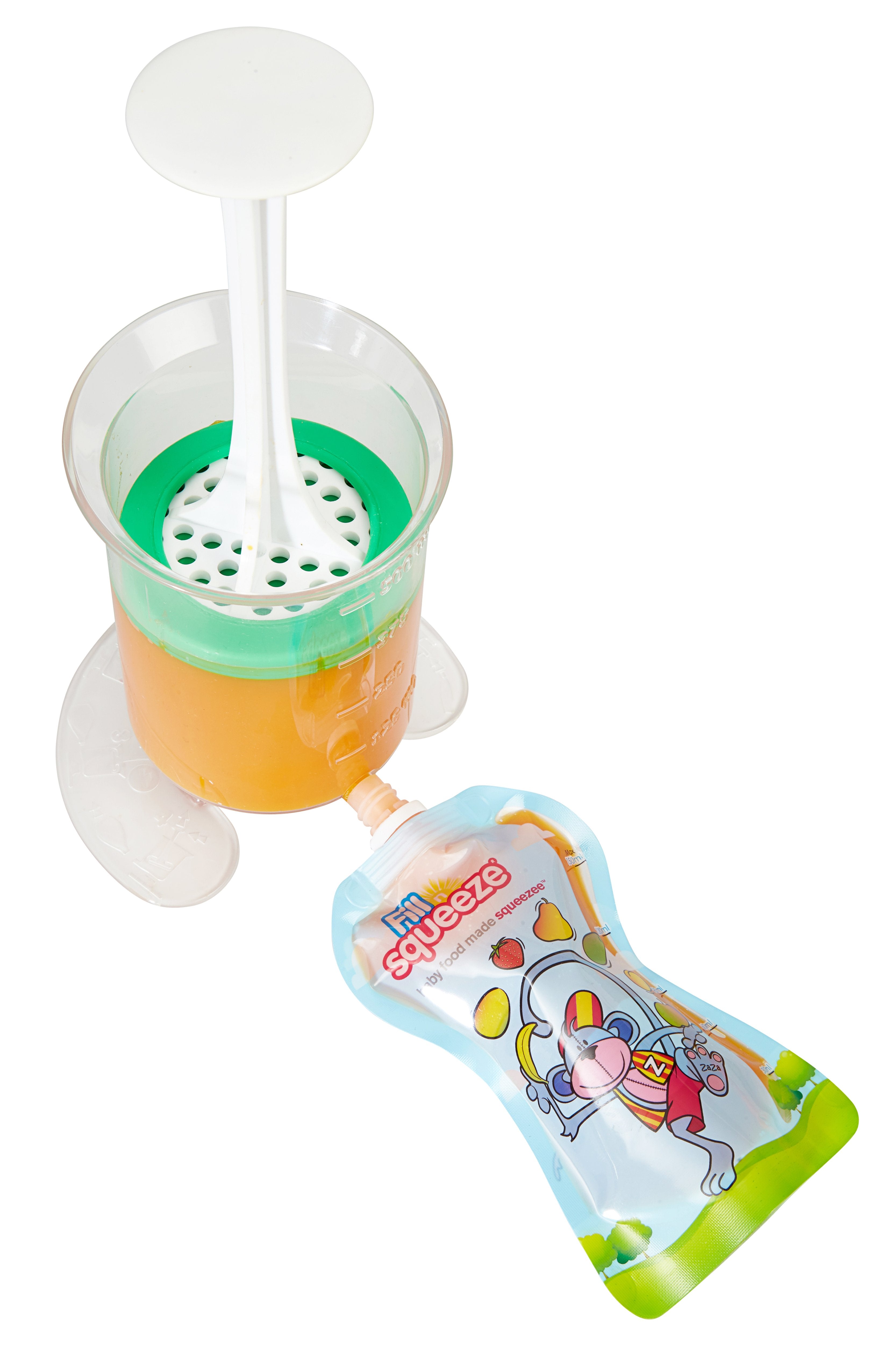 Fill n Squeeze Re-usable Pouch Filler System